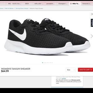 Women Nike Tajun Sneakers